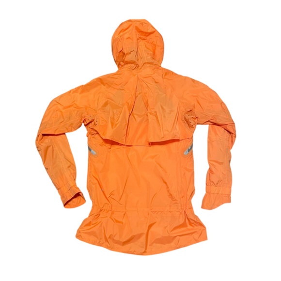Lululemon NWOT Make It Rain Raincoat Jacket Size 4 Neon Orange - Picture 2 of 9
